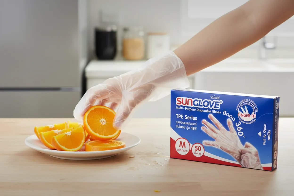 TPE Disposable Plastic Gloves