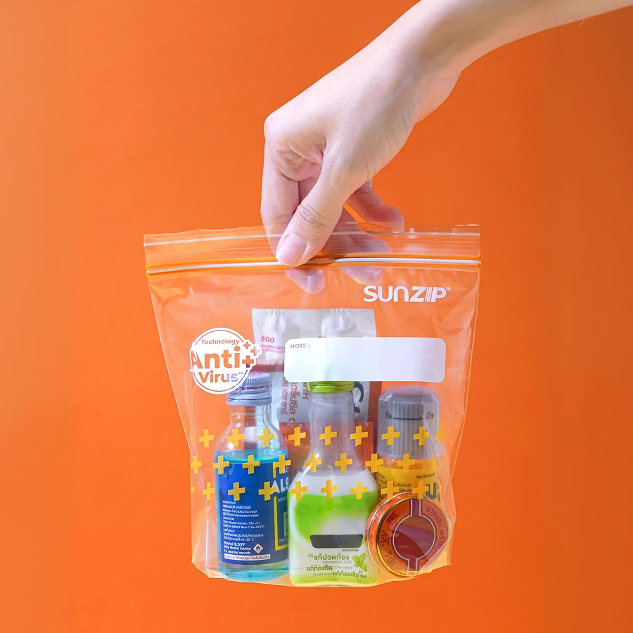 SUNZIP Anti Virus Zipper Bag