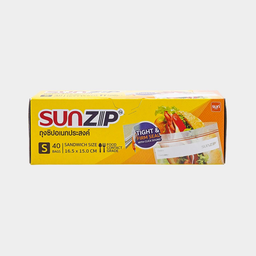 SUNZIP Food Storage Zipper Bag